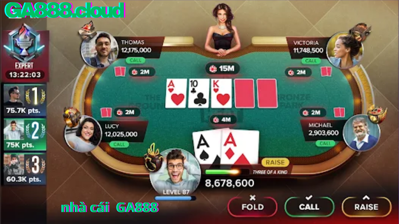 Tại sao đánh Poker tại nhà cái GA888 được yêu thích?